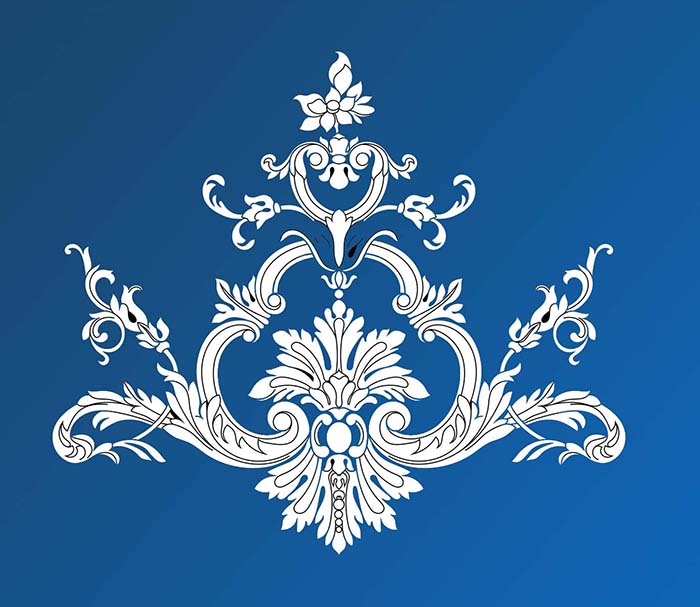 Phù điêu hoa lá cột nhà